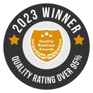 Quality Business Awards winner badge